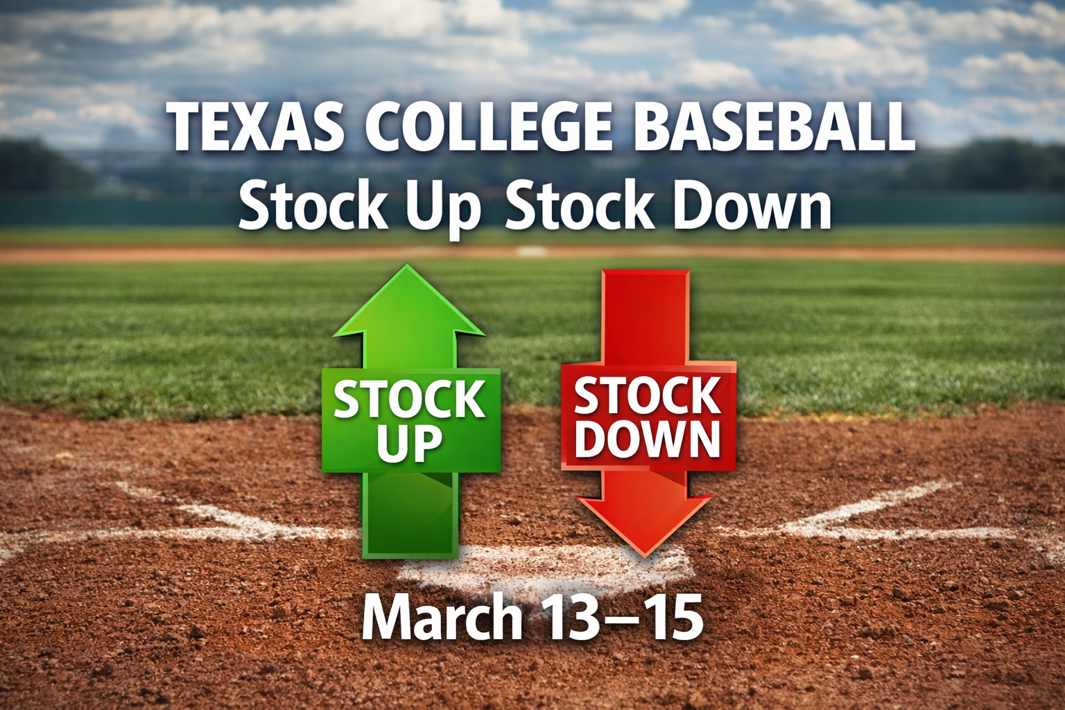 Texas College Baseball: Weekend Stock Report (3/13 – 3/15)